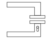 GRIFFWERK DEURKRUK LUCIA SMART2LOCK RVS MAT LINKS
