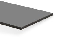 VOLKERN DECOLAN ZWARTE KERN EXTERIEUR 2 ZIJDEN ASH GREY 266 SUEDE 3050X1300X6MM 1 ZIJDE UV = FOLIE